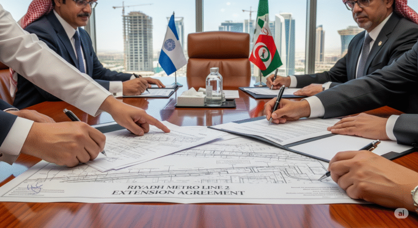 ANM consortium contract to extend Riyadh Metro Line 2