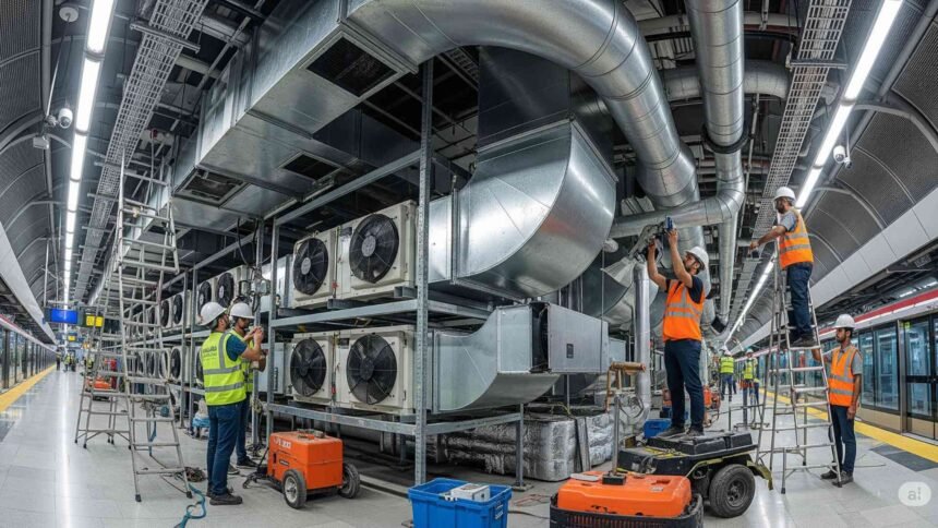 Dubai Metro's ventilation and cooling systems undergo a major overhaul