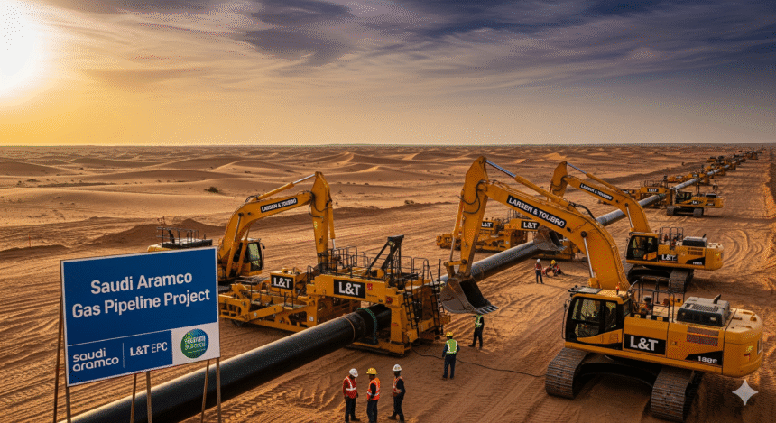 L&T EPC Work on Saudi Aramco’s Gas Pipeline Project