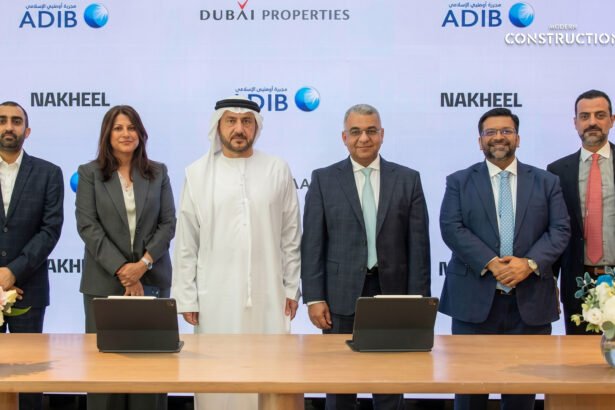 Dubai Holding Real Estate ADIB partnership